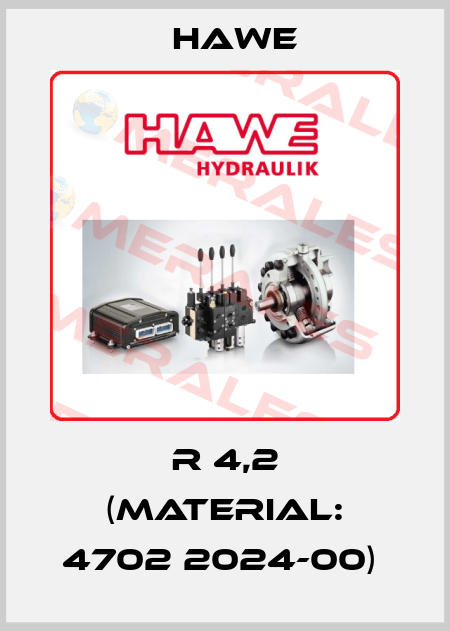 R 4,2 (Material: 4702 2024-00)  Hawe