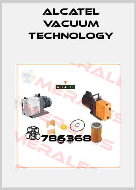 786368  Alcatel Vacuum Technology