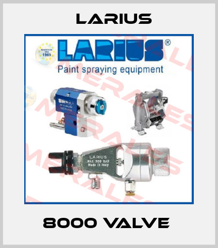 8000 VALVE  Larius