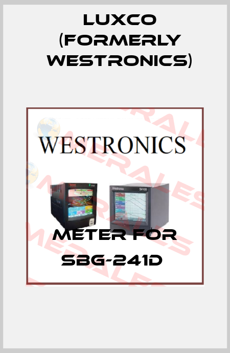 Meter for SBG-241D  Luxco (formerly Westronics)