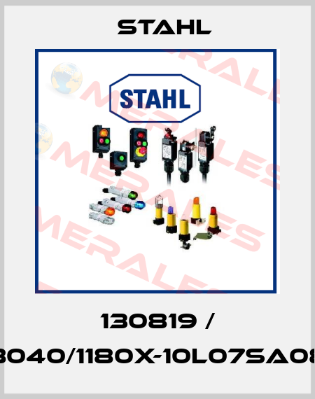130819 / 8040/1180X-10L07SA08 Stahl