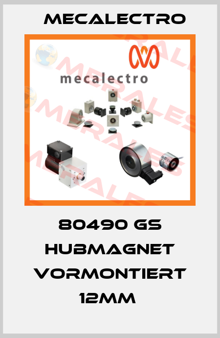 80490 GS HUBMAGNET VORMONTIERT 12MM  Mecalectro