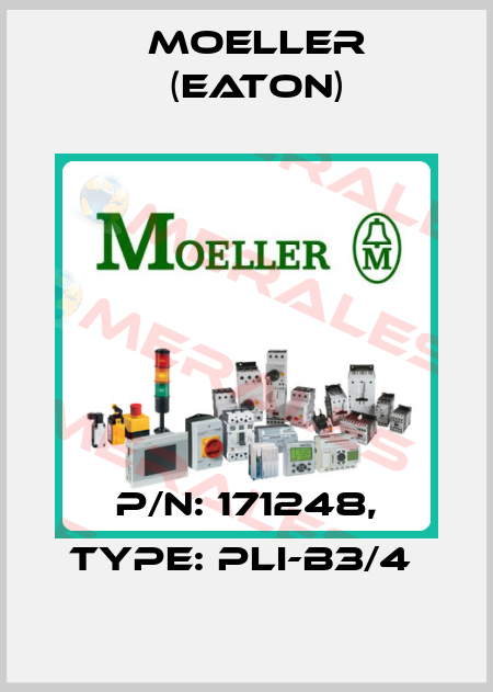 P/N: 171248, Type: PLI-B3/4  Moeller (Eaton)