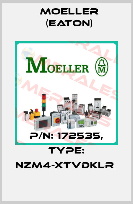 P/N: 172535, Type: NZM4-XTVDKLR  Moeller (Eaton)