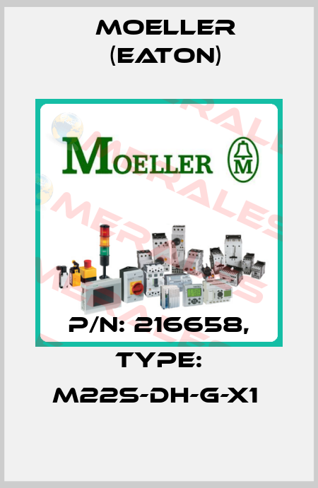 P/N: 216658, Type: M22S-DH-G-X1  Moeller (Eaton)