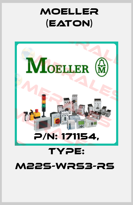 P/N: 171154, Type: M22S-WRS3-RS  Moeller (Eaton)