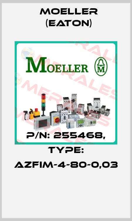 P/N: 255468, Type: AZFIM-4-80-0,03  Moeller (Eaton)