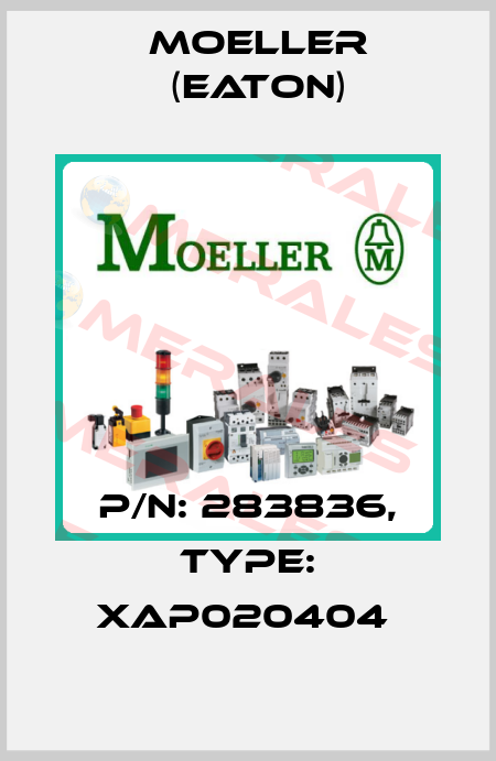 P/N: 283836, Type: XAP020404  Moeller (Eaton)