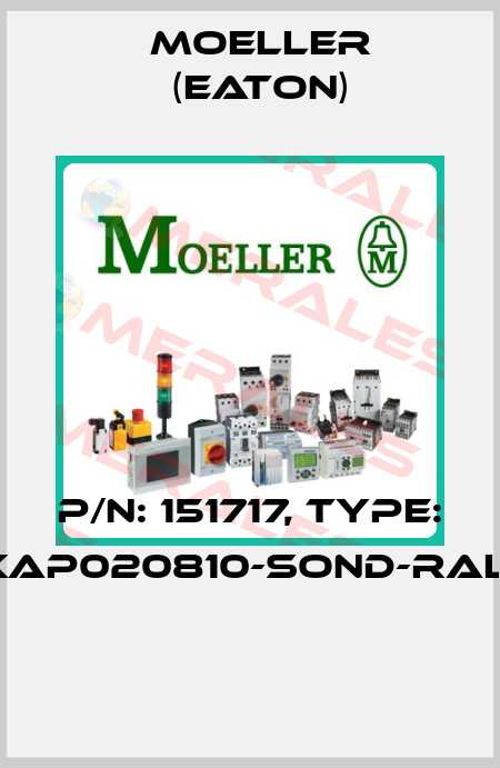 P/N: 151717, Type: XAP020810-SOND-RAL*  Moeller (Eaton)