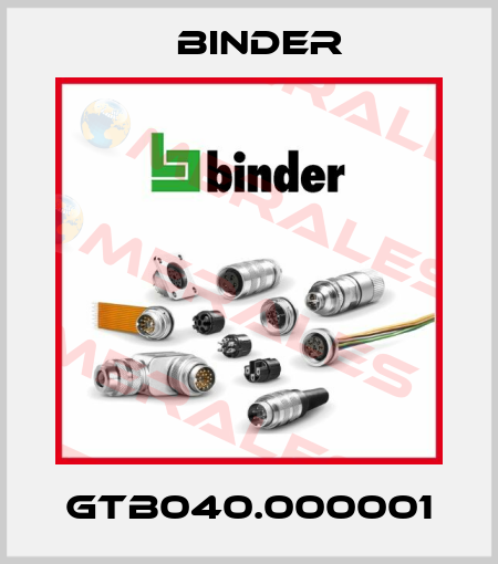 GTB040.000001 Binder