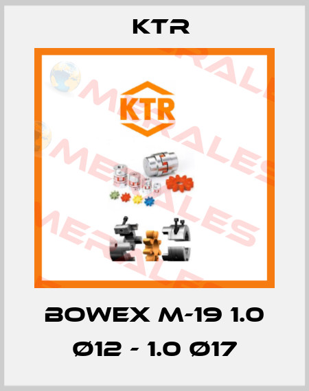 BoWex M-19 1.0 Ø12 - 1.0 Ø17 KTR