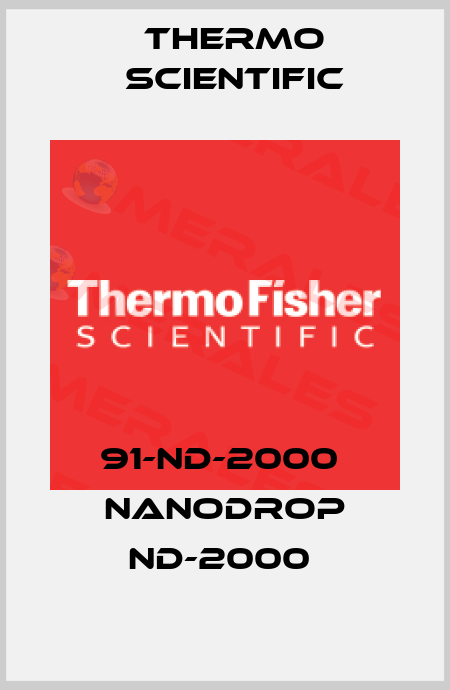 91-ND-2000  NANODROP ND-2000  Thermo Scientific