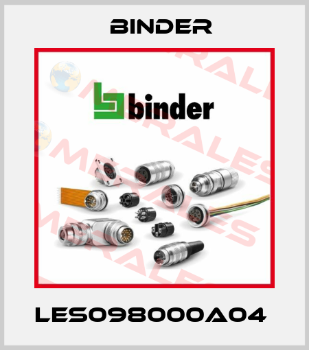 LES098000A04  Binder