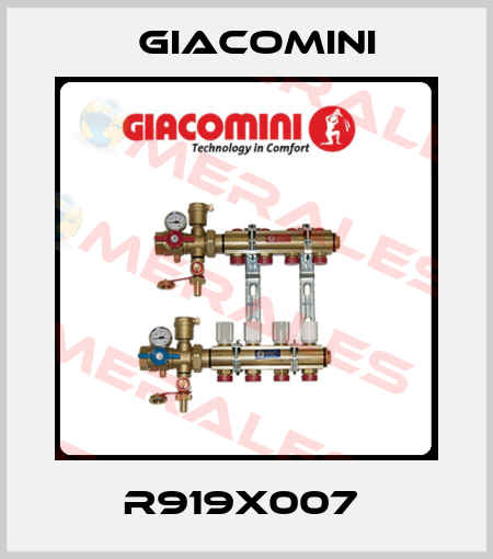 R919X007  Giacomini