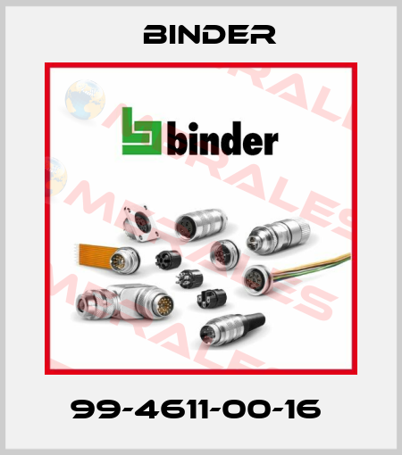 99-4611-00-16  Binder