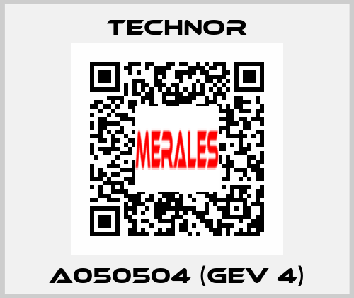 A050504 (GEV 4) TECHNOR