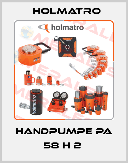 HANDPUMPE PA 58 H 2  Holmatro