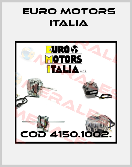 COD 4150.1002. Euro Motors Italia