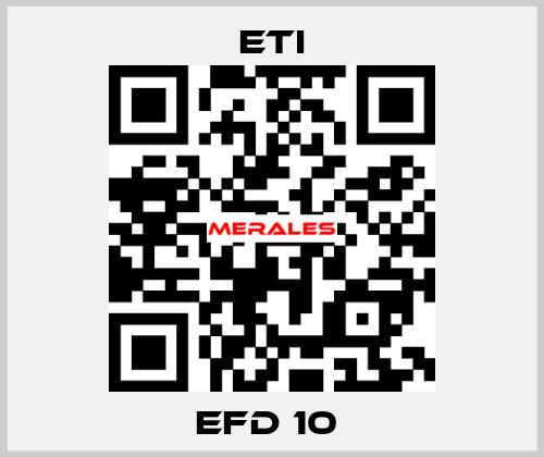 EFD 10  Eti