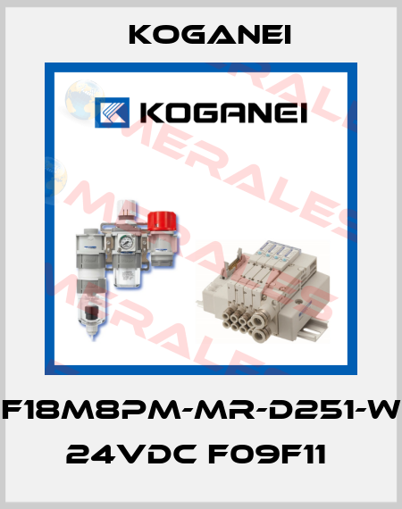 F18M8PM-MR-D251-W 24VDC F09F11  Koganei