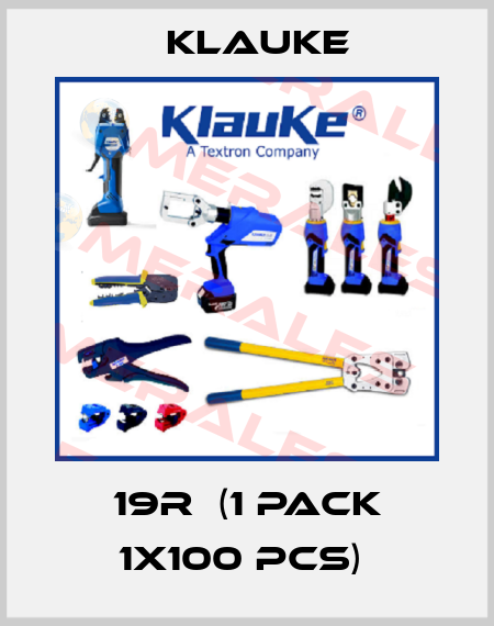 19R  (1 pack 1x100 pcs)  Klauke