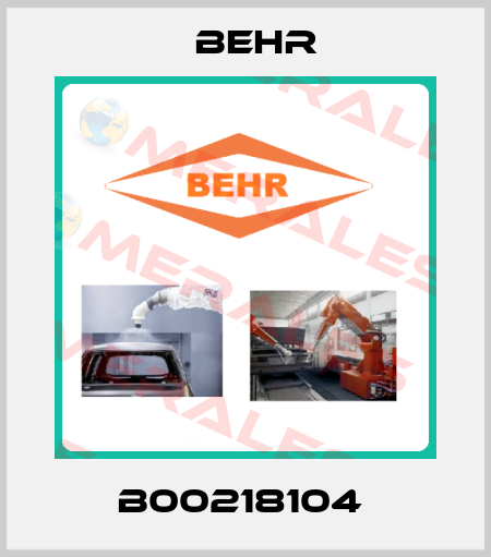 B00218104  Behr