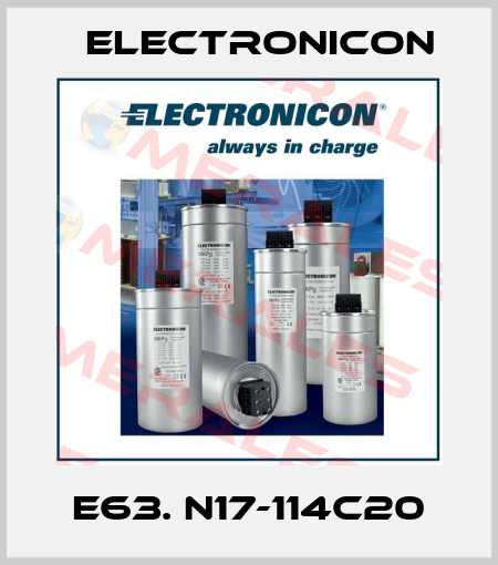 E63. N17-114C20 Electronicon