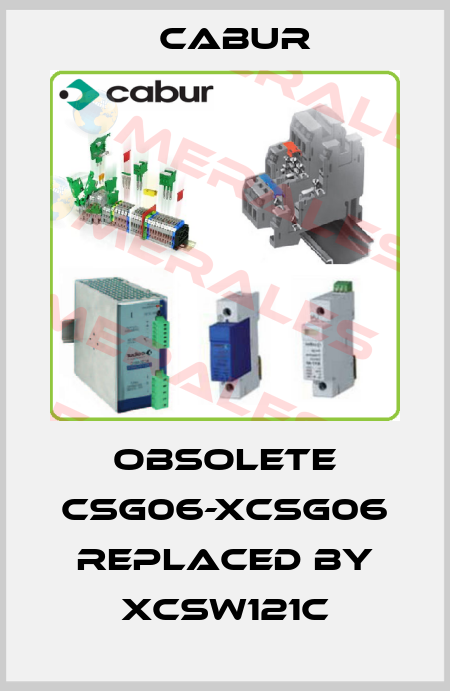 Obsolete CSG06-XCSG06 replaced by XCSW121C Cabur