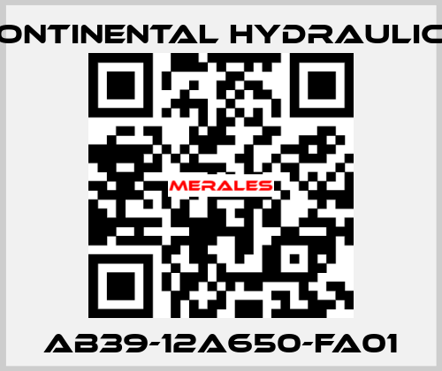 AB39-12A650-FA01  Continental Hydraulics