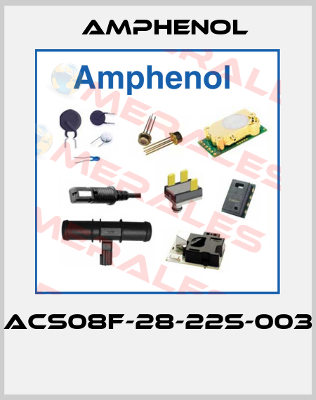 ACS08F-28-22S-003  Amphenol
