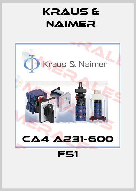 CA4 A231-600 FS1 Kraus & Naimer