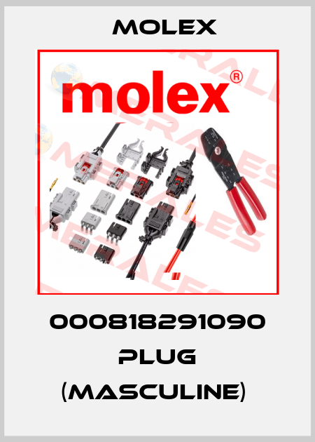 000818291090 PLUG (MASCULINE)  Molex