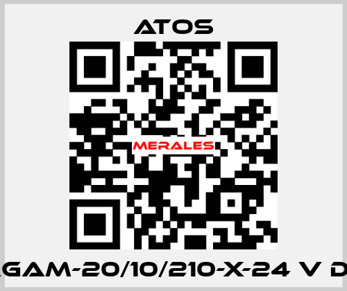 AGAM-20/10/210-X-24 V DC Atos