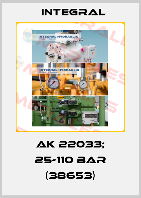AK 22033; 25-110 BAR (38653) Integral
