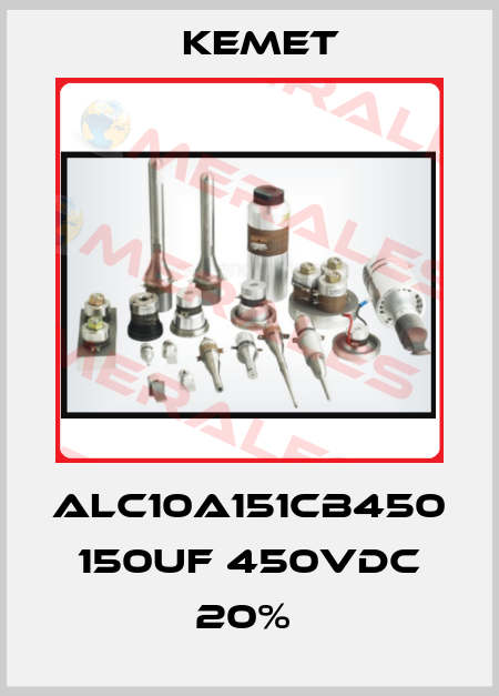 ALC10A151CB450 150UF 450VDC 20%  Kemet