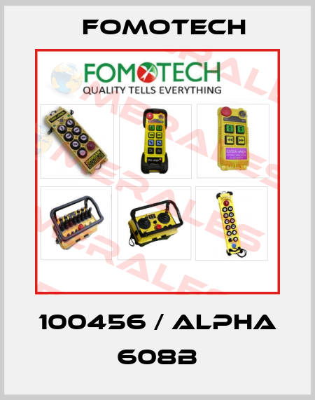 100456 / ALPHA 608B  Fomotech