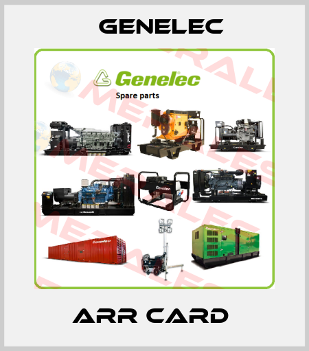 ARR CARD  Genelec