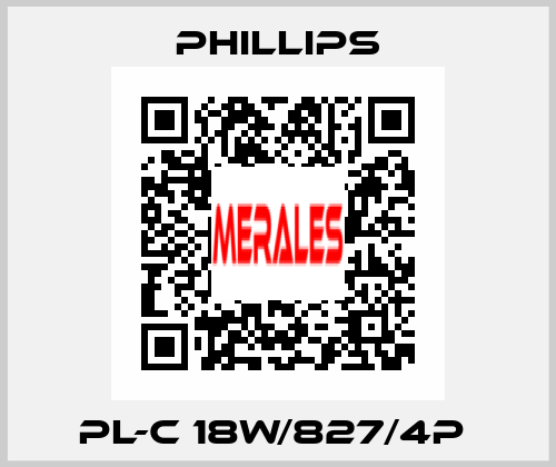 PL-C 18W/827/4P  Phillips