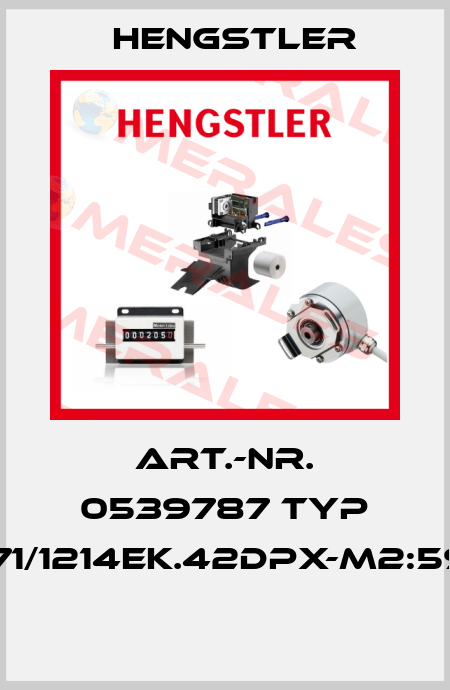 ART.-NR. 0539787 TYP AX71/1214EK.42DPX-M2:5982  Hengstler