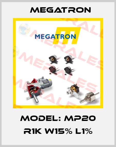 Model: MP20 R1K W15% L1% Megatron