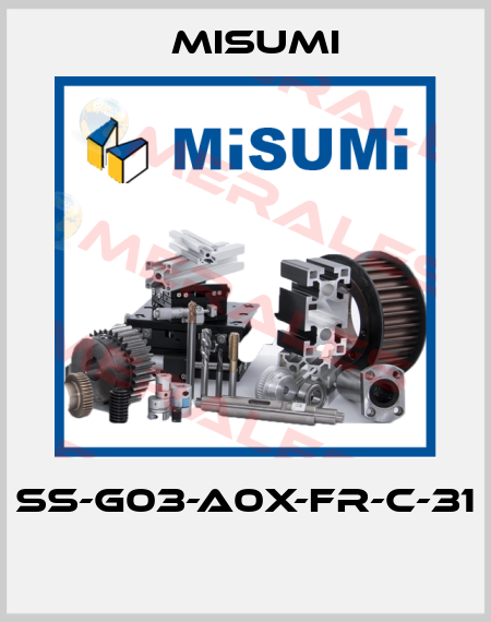 SS-G03-A0X-FR-C-31  Misumi
