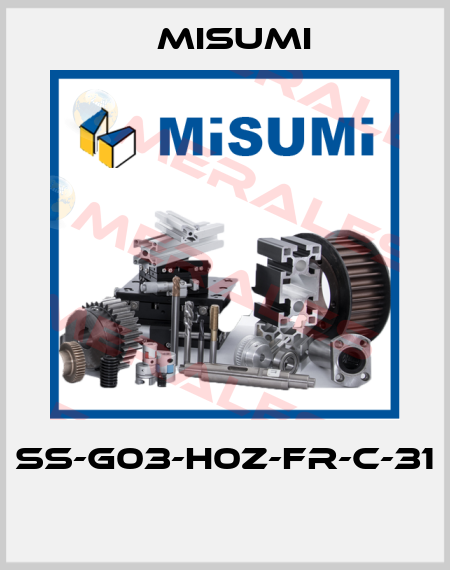 SS-G03-H0Z-FR-C-31  Misumi