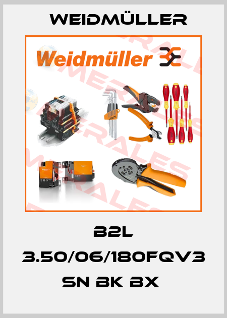 B2L 3.50/06/180FQV3 SN BK BX  Weidmüller