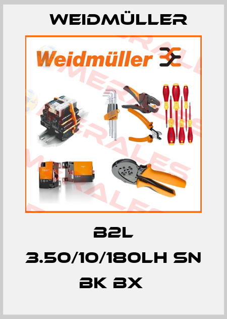 B2L 3.50/10/180LH SN BK BX  Weidmüller
