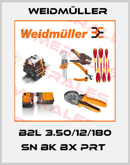 B2L 3.50/12/180 SN BK BX PRT  Weidmüller