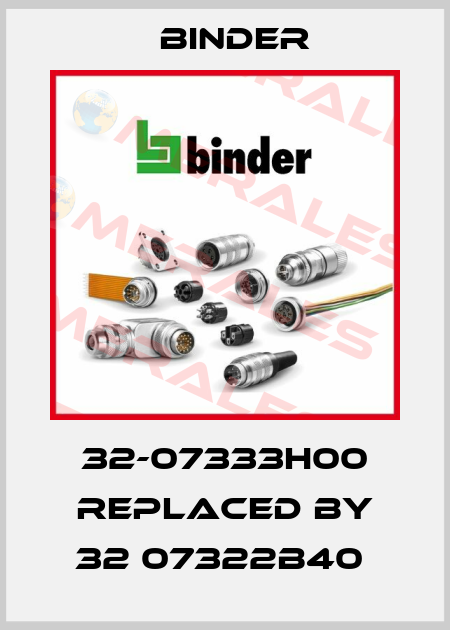 32-07333H00 REPLACED BY 32 07322B40  Binder