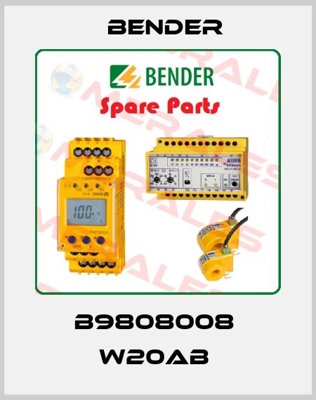 B9808008  W20AB  Bender