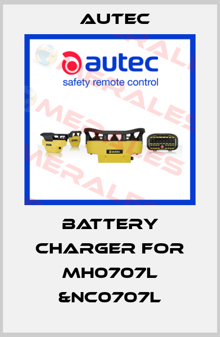 Battery charger for MH0707L &NC0707L Autec