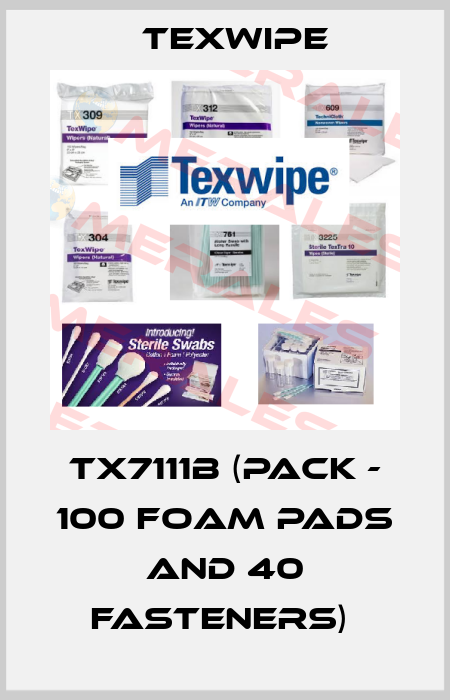 TX7111B (pack - 100 Foam Pads and 40 Fasteners)  Texwipe