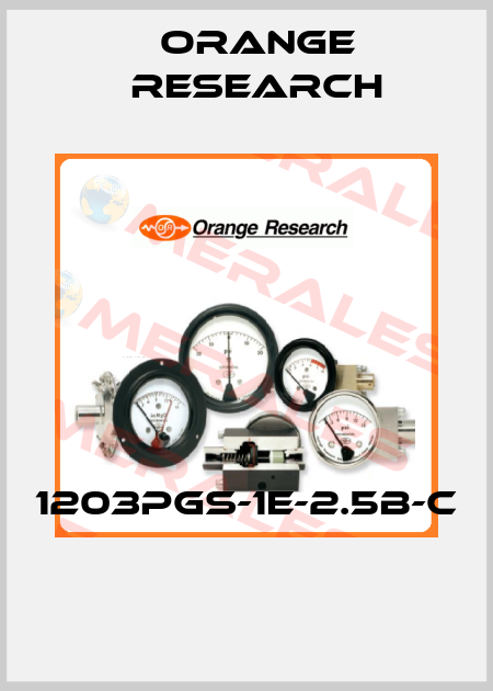 1203PGS-1E-2.5B-C  Orange Research